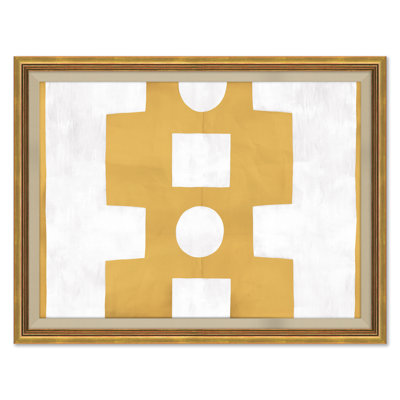 "Abstrait jaune et blanc (var. 2)"