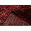 Tapis noir et rouge Andelz 3 pi 11 po x 11 pi 9 po