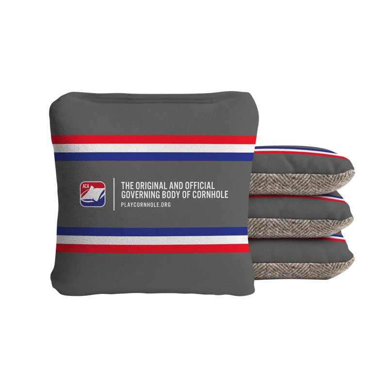 Sac de cornhole souple à rayures patriotiques ACA