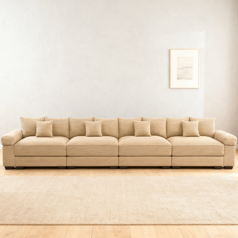Canapé modulaire surdimensionné de 170 po Cloud, Chameau