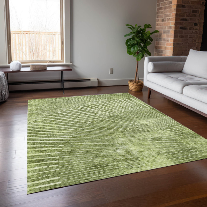 Altair Washable Abstract Indoor / Outdoor Rug, Rectangle 9' x 12'