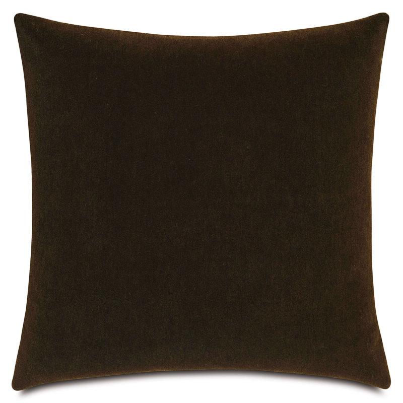 Coussin Brahms, Carré 24 po, Chocolat