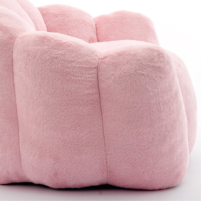 Canapé à compression pour adultes avec anneau à tirer Lotus, Rose
