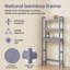 3-Tier Over The Toilet Storage with Adjustable Shelf ，25"W x 67"H-1875811568-1869969779