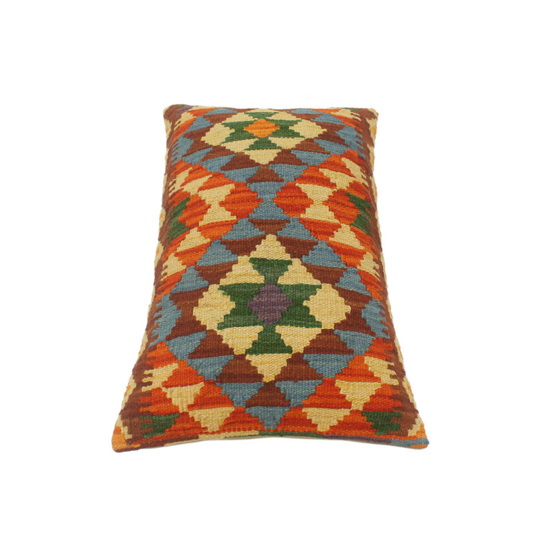 Devine Cotton Reversible Throw Pillow