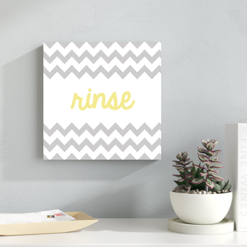 «Rinse» par Anna Hamily, impression sur toile, H 12 po x l 12 po, Toile tendue