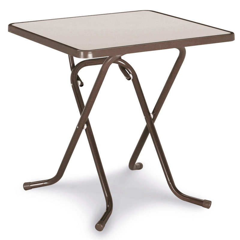 Madrid Folding Table Square 67X67 Cm, Brown