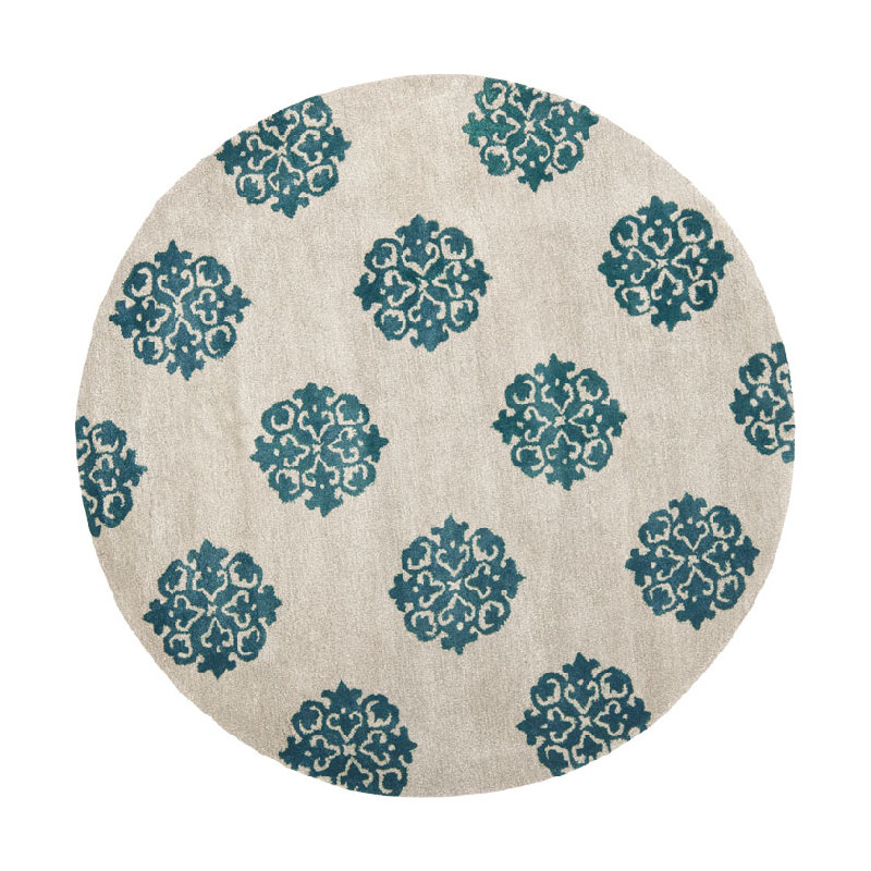 Candelo Hand Tufted Wool Pile Geometric Rug, Rectangle 8'3" x 11'