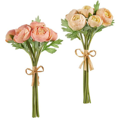11" Real Touch Ranunculus Bundle (2 Colors)