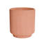 Lotus Handmade Circular Vessel Bathroom Sink-713566961
