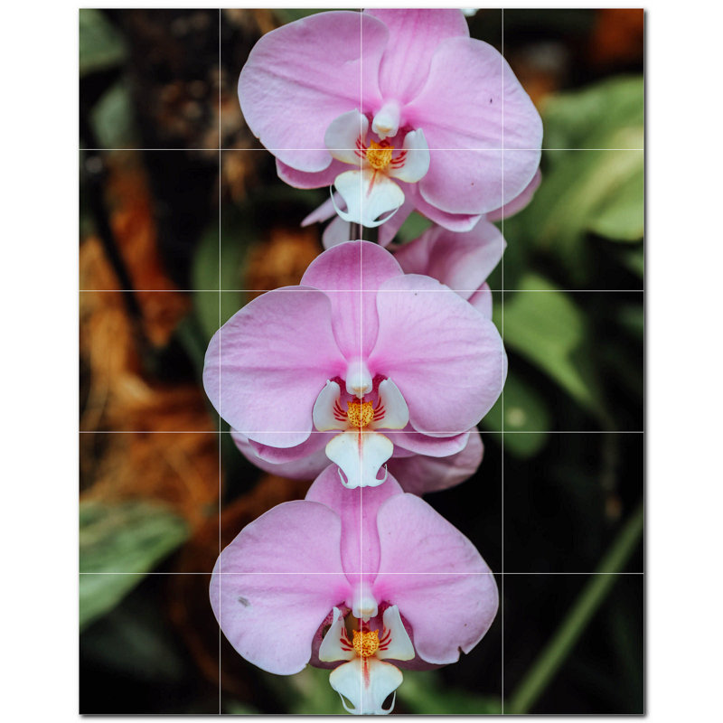 12'' x 12'' Satin Ceramic Decorative Mural