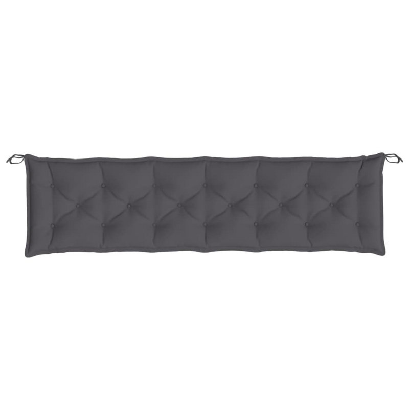 Coussin d'extérieur Claire pour banc, tissu capitonné, L 70,9 po x P 39,4 po, Wine Red