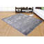 Oriental Hand-Knotted Wool/Silk Gray/White Area Rug-502765787