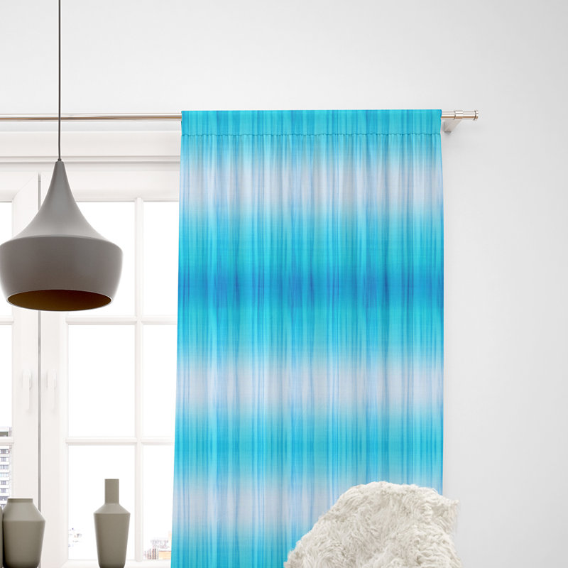 Panneaux de rideaux semi-transparents Ombre, L 20 po x L 61 po
