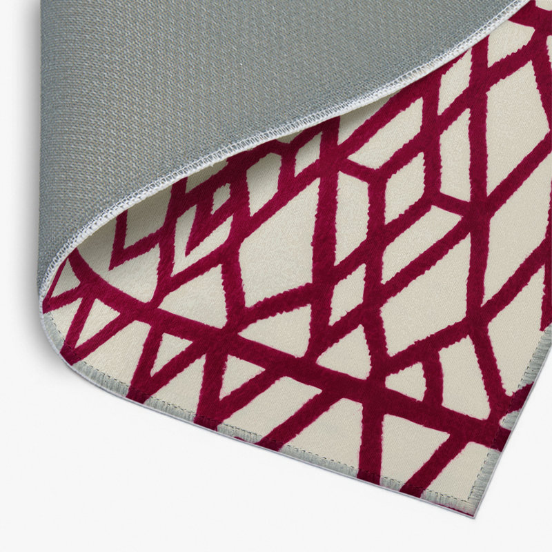 Tapis intérieur et extérieur beige Trellis, Rectangulaire 2 pi x 3 pi