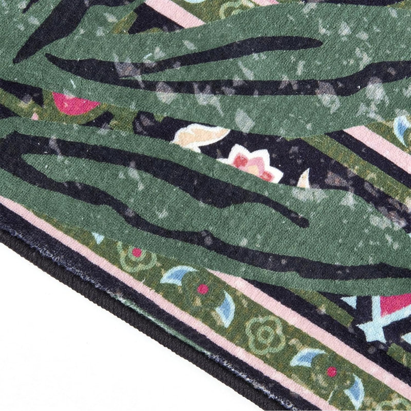 Animal Print Machine Tufted 36cm X 24cm Area Rug