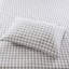 Ensemble de draps en flanelle 100% coton à motif chevrons 4 pièces 4 taies d'oreiller plates douces et douillettes lavables à la machine pour matelas Ultra