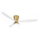 Hourglass 58" Led Smart Flush Mount Ceiling Fan
