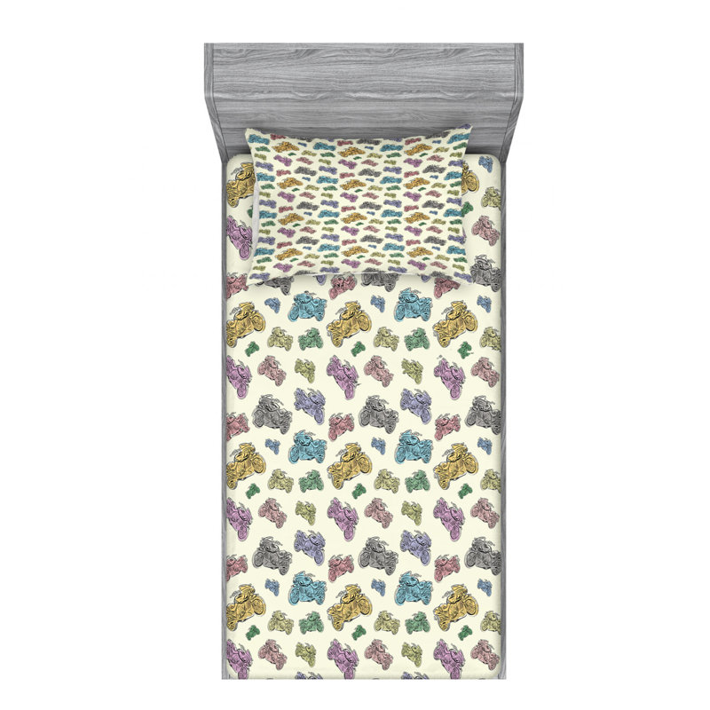 Microfiber Sheet Set, Twin XL Sheet Set with Fitted Sheet