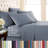 Vilano Springs Extra Deep Pocket Sheet Set, 6-Piece Ultra Soft Microfiber Sheets and Pillow Cases, Wrinkle Resistant, Easy Care-86340241-86340210