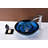 ANZZI Soave 16.5'' Blue Tempered Glass Circular Bathroom Sink