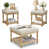 Beige Top/Light Brown Base