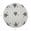 Pistils Small Bouquet Pebbles 16" Vinyl Placemat