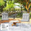 Outsunny Garden Chair Cushions Waterproof Set of 4-1796513185