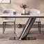 Table et chaise de designer minimaliste légère et luxueuse-109750426-109750424