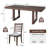 7 Piece Extendable Dining Table Set-1959666337