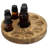 10-Slot Round Essential Oil Bottle Storage Display Rack