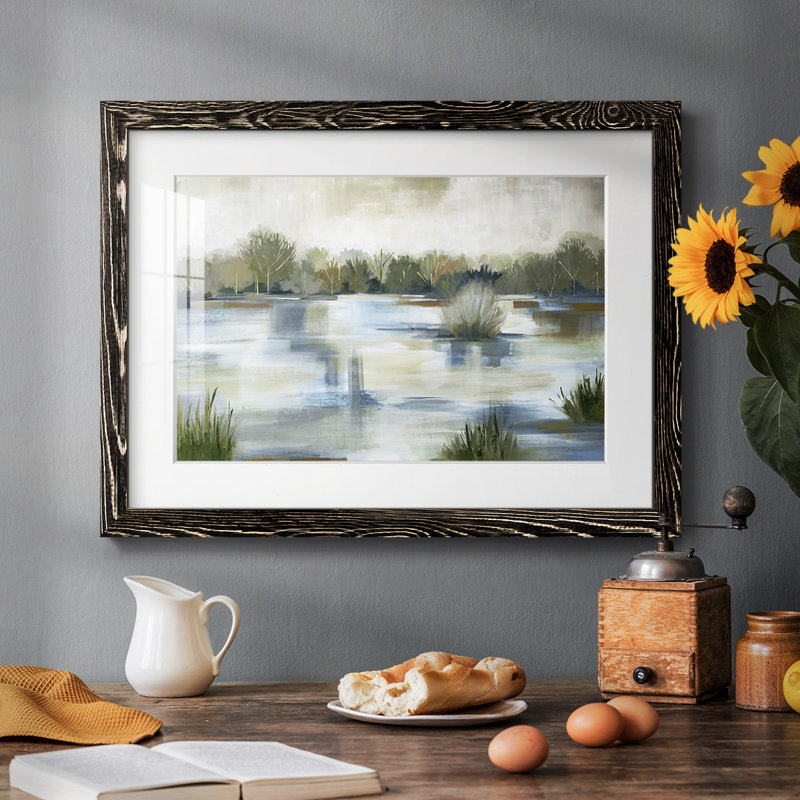 " Roads Not Taken " Painting Print, Black, 28" H x 42" W x 1.5" D