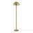 2-Light Matte Brass Floor Lamp, Double On/Off Pull Chain