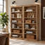 Solid Wood Shelves Bookcase