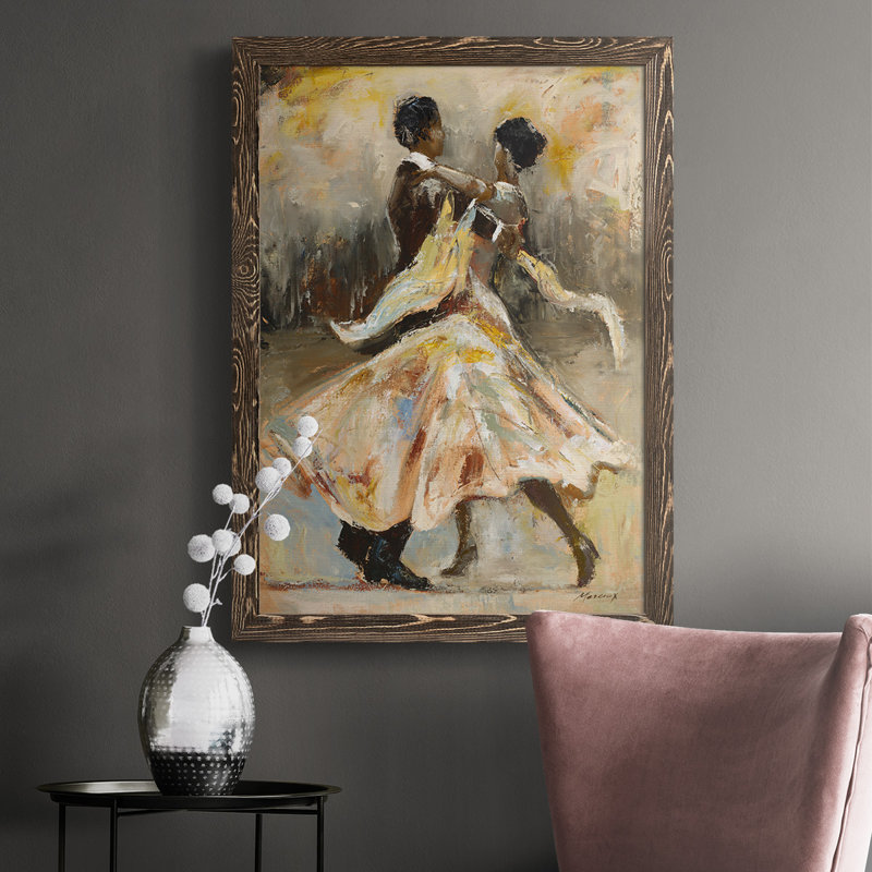 «Night Out», reproduction sur toile, Noyer, H 43,5 po x l 31,5 po x P 1 po