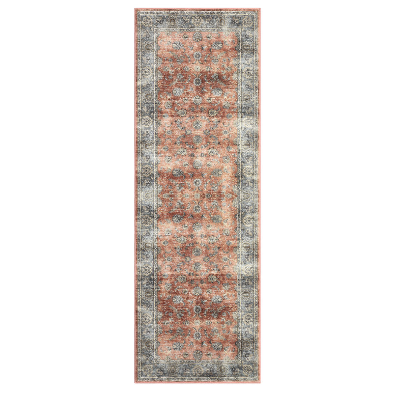 Luecile Washable Oriental Rug, Tapis de couloir 2 pi x 6 pi