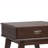 Draper 22"W Solid Wood Mid-Century Modern Rectangular End Table with Storage Drawer-825831012