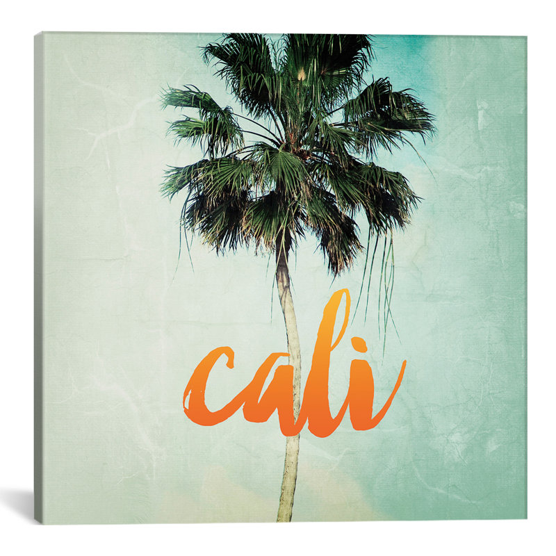 « california », impression sur toile tendue, H 18 po x l 18 po x P 1,5 po