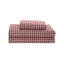 Gingham 250 Thread Count Plaid 100% Cotton Sheet Set-1707729628-1707729616