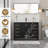 48" Modern Single Bathroom Vanity Cabinet Base Only, Sink Not Included-122876157-122876160