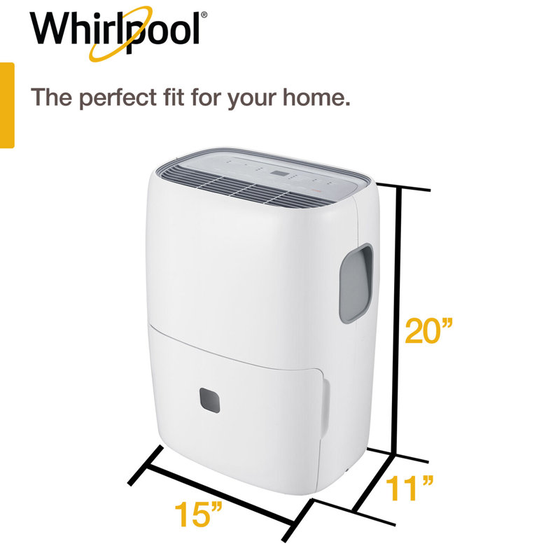 Whirlpool Console Dehumidifier, 30 Pint