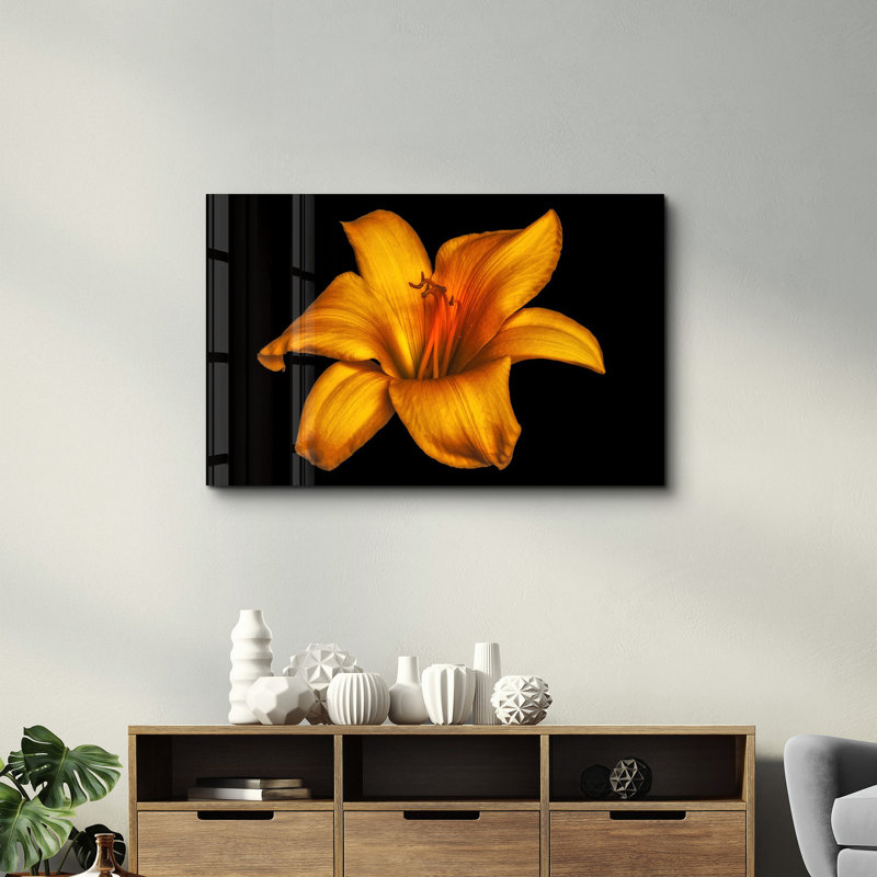 Lekeya Elegant Tempered Glass Wall Art Painting, 13.8 x 21.7 inches | 100% Tempered Glass, Thickness: 0.16 inches | UV Printed for Vibrant Colors | Perfect for Home Decor, Living Room, & Office Spaces