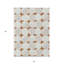 Tapis d'extérieur lavable abstrait brun et ivoire 5 pi x 8 pi