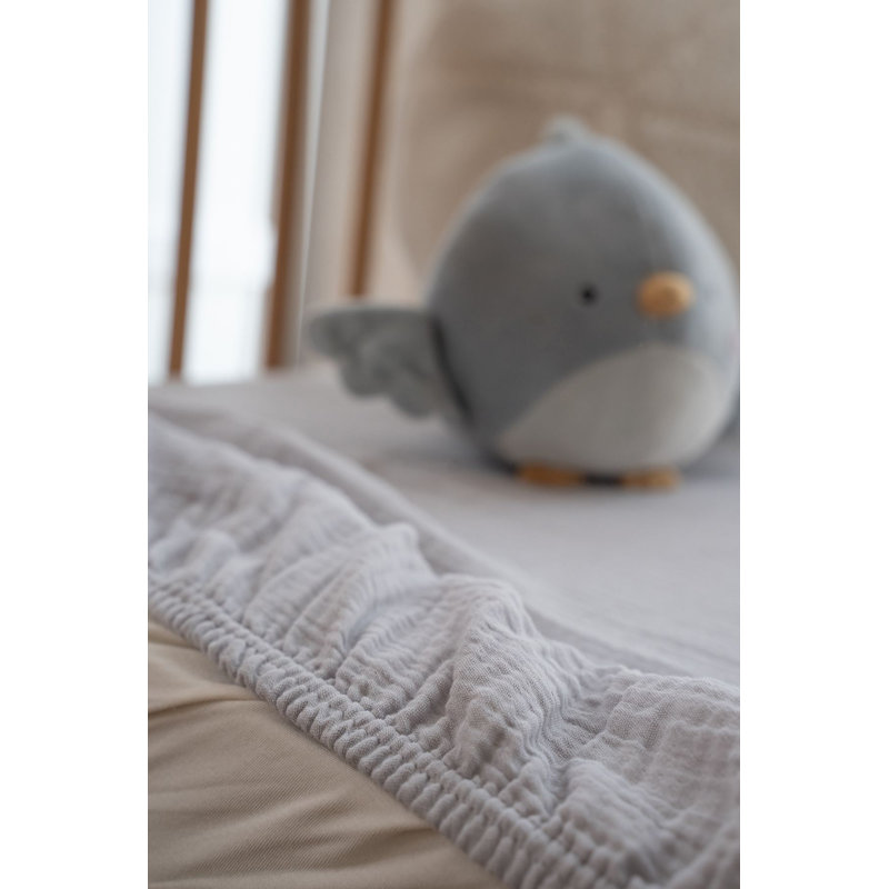 Baby Fitted Sheet, Grey