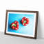 Two Red Bell Peppers - Picture Frame Graphic Art Print-56734728-56734729