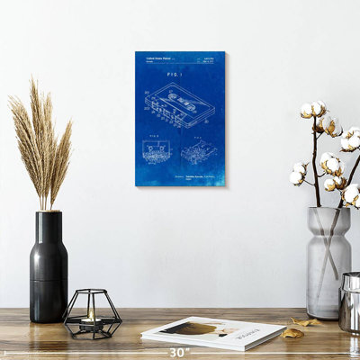 «Faded Blueprint Cassette Tape», affiche Ladonta