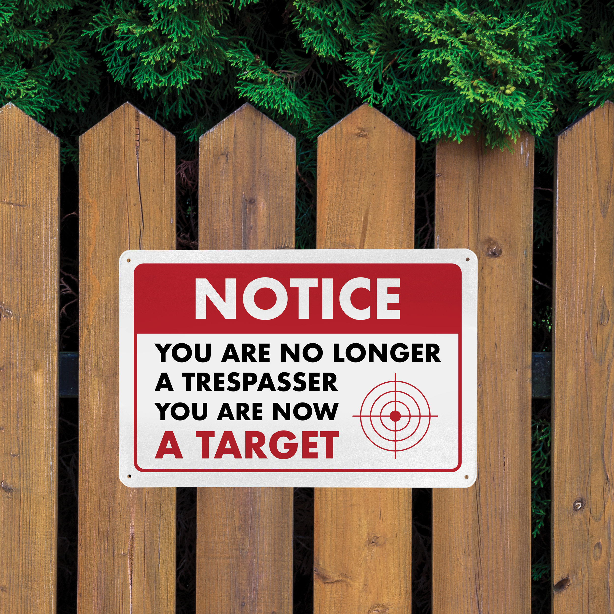ENVISIONED Metal Sign - Notice - You are Not Longer a Trespasser - You ...