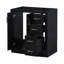 Meuble-lavabo de salle de bain sans comptoir, armoire de rangement en bois massif avec portes à fermeture douce, armoire de rangement en cadre seulement, style rétro-110555494-110555495