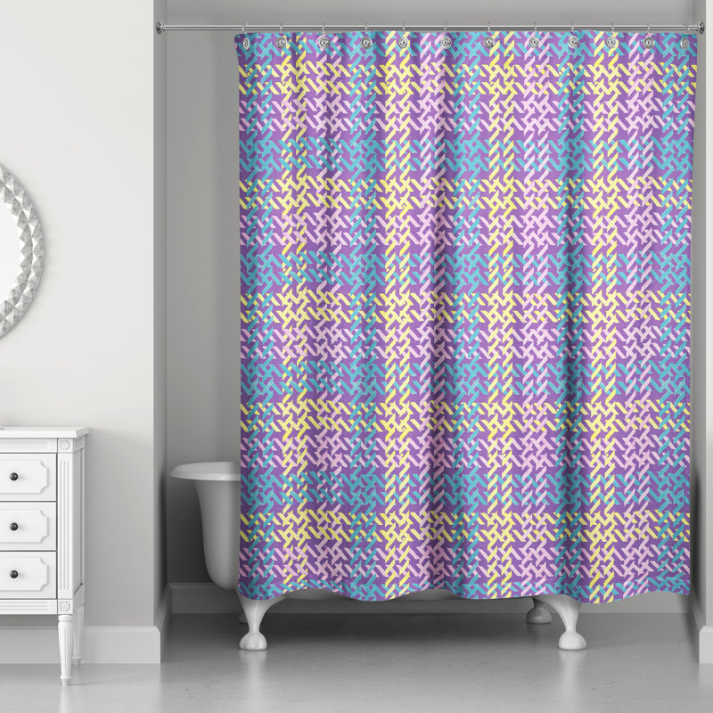 Rideau de douche Risharn, Mauve