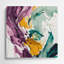 Aquarelle abstraite 72, art mural en métal beige-633719685